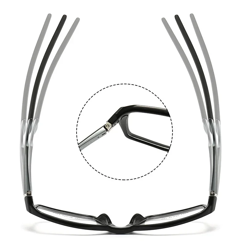 OLLYMURS Fashion Cycling Sports Men Glasses Ultralight TR90 Basketball Optical Prescription Spring Leg Glasses Frame Women 5854