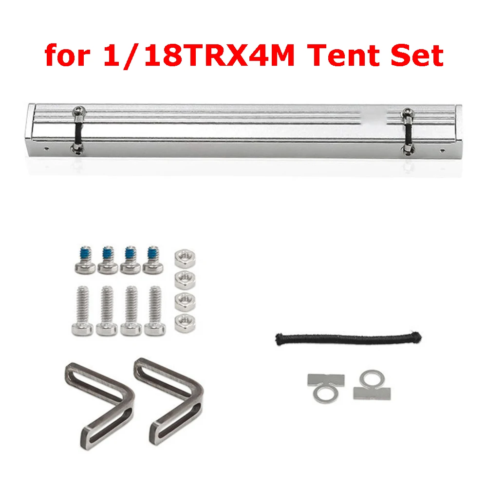 

For 1/18TRX4M Roof Side Tent Set Aluminum Alloy Tent Canopy Accessories