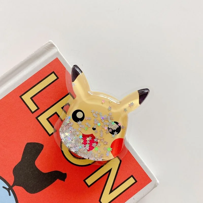 Pokemon Pikachu supporto per anello per telefono cellulare accessori per supporto cellulare da tavolo presa per supporto per dito del telefono per