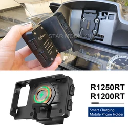 Voor Bmw R1200rt R1250rt R 1200 1250 Rt 2014 - 2020 Motorfiets Usb Mobiele Telefoon Gps Navigatie Beugel Draadloos Opladen Ondersteuning