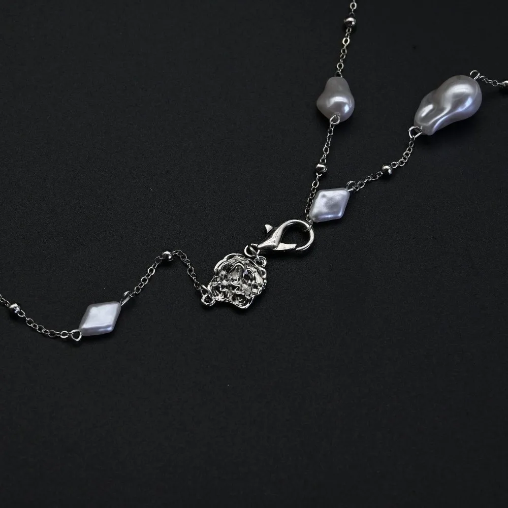 Exquisite Adjustable Baroque Waist Chain Bohemian Imitation Pearl Alloy Belly Chain Sexy Flower Bikini Body Chain Women