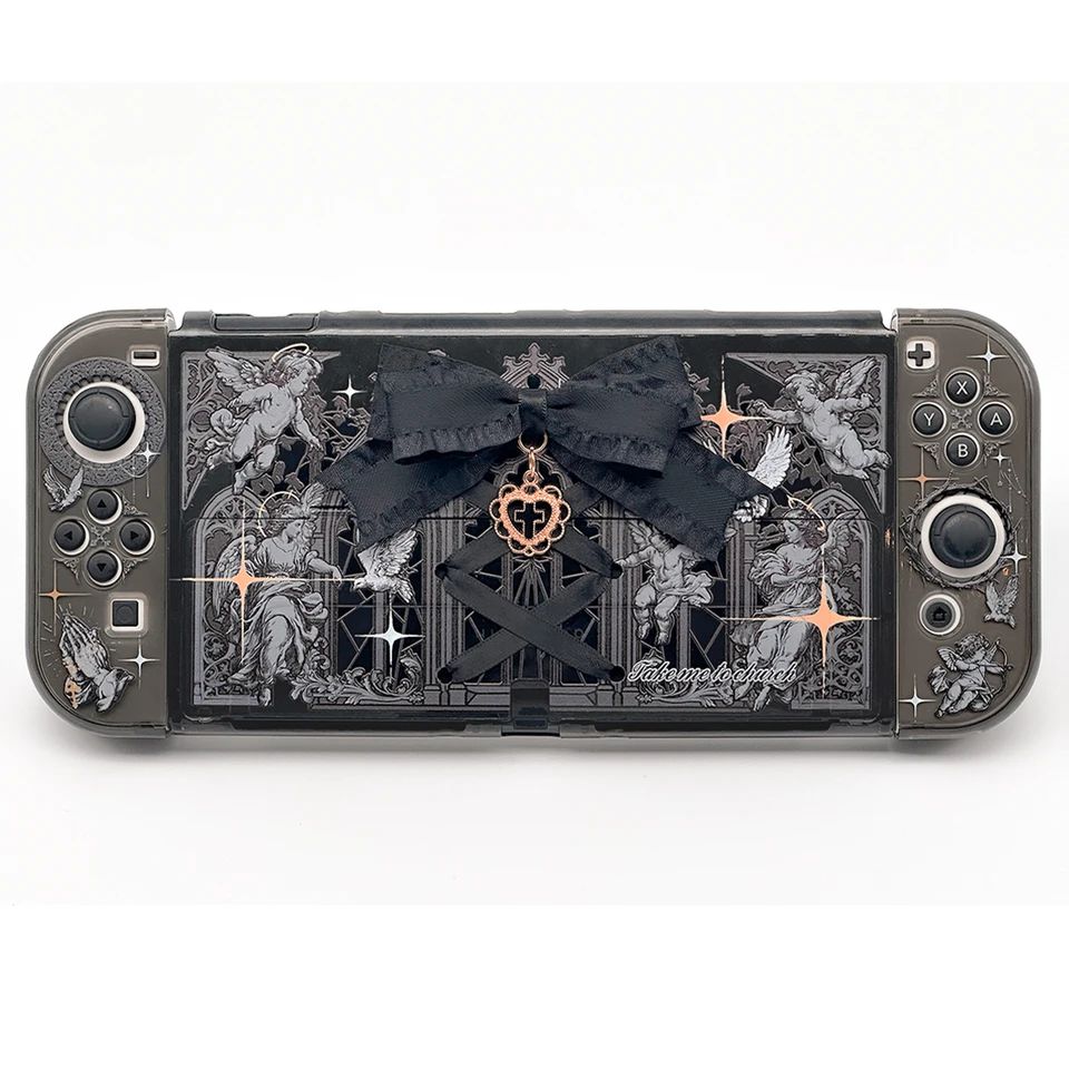 Gothic Switch OLED Case Cover - Original Design for Nintendo