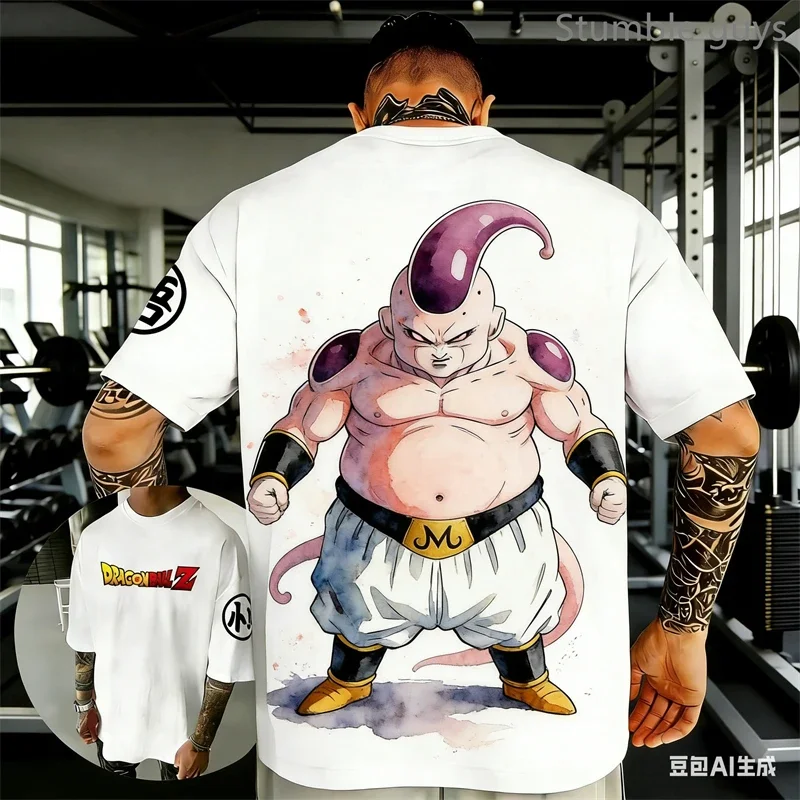 

New Arrival Summer Dragon Ball Men's T-Shirt Casual Anime Print Kids T-Shirt Man Gym Fitness Outfit Jersey Sportswear