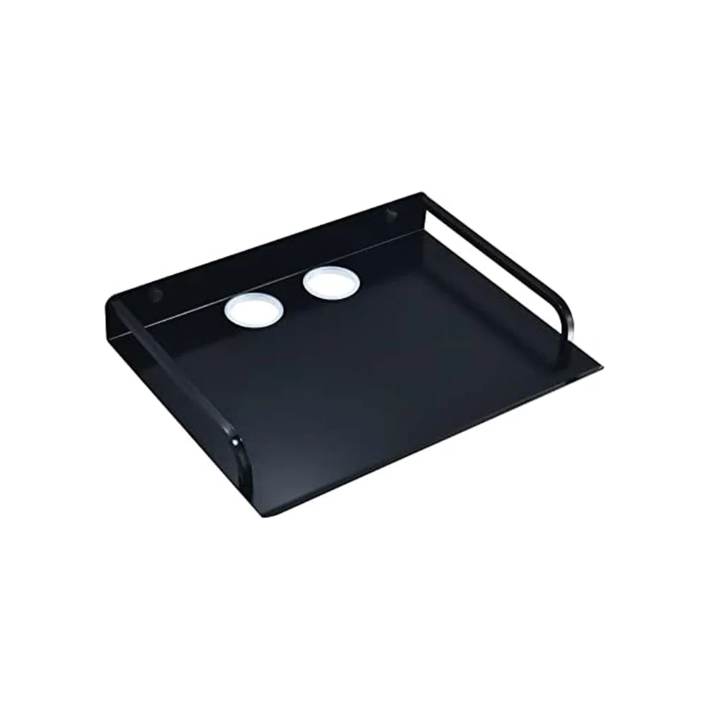 Scaffale per proiettore per montaggio a parete per router per console di gioco TV Box Media Box con guardrail e design salvaspazio