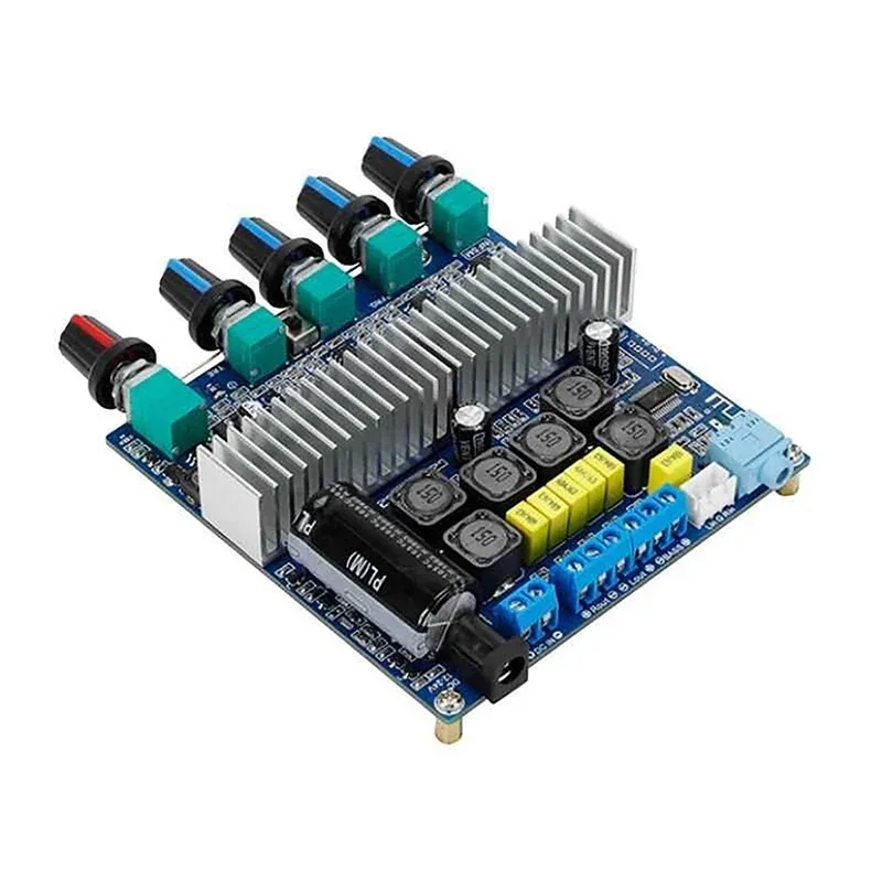 TPA3116 Subwoofer Amplifier Board 2.1 Channel High Power Bluetooth 5.0 Audio Amplifiers DC12V-24V 2*50W+100W Amplificador