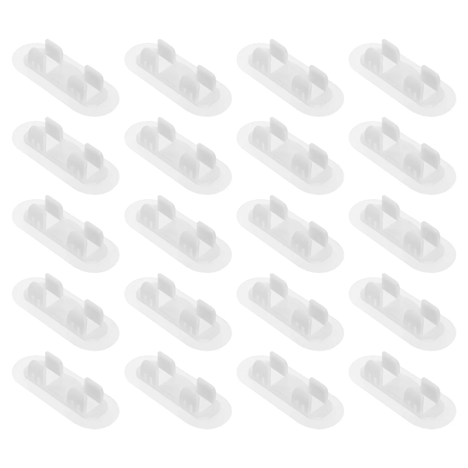 20Pcs Pipe Support Clamp Self-Adhesive 13-16Mm Water Tube Clip Drainage Pipe Bracket Clamp for Home Plumbing Repair Industrial