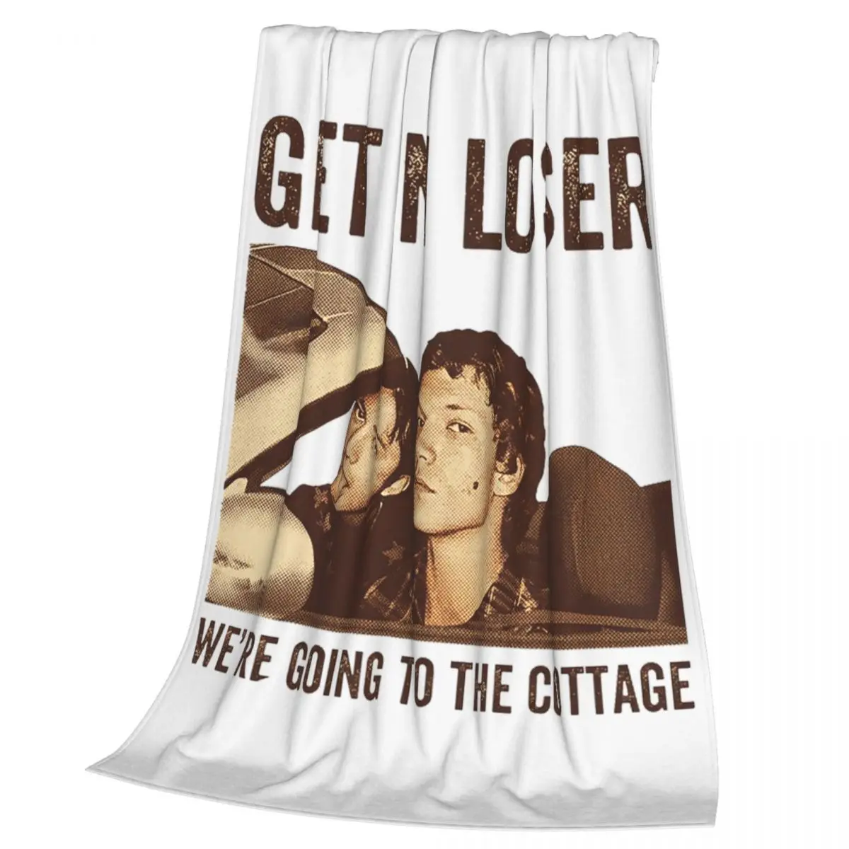 The Cottage Ilya And Shane Hockey Romance Heated Rivalry Throw Blanket Soft Warm Flannel Throw  Cover for Bed Picnic Couch