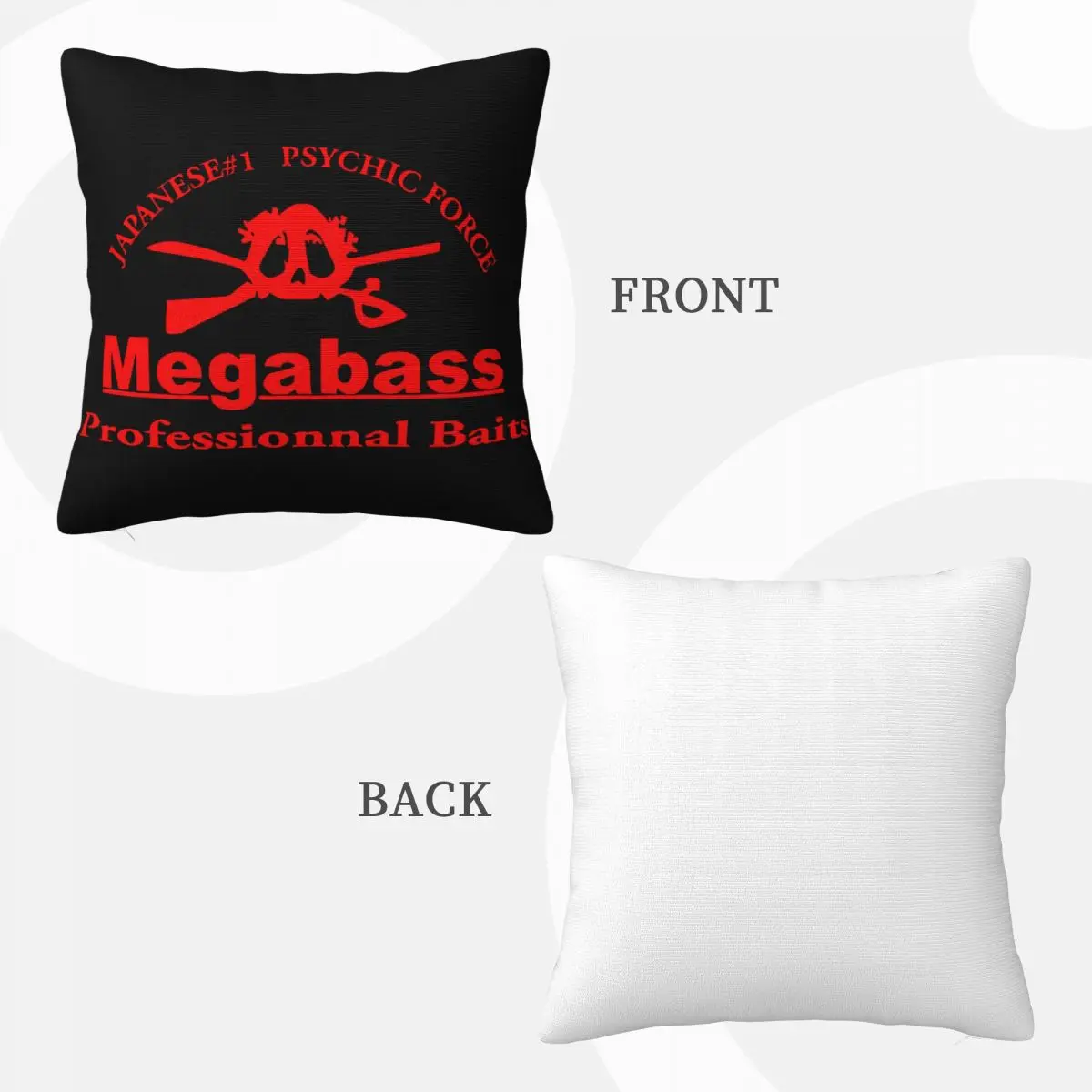 Dormir Fronhas com Megabass Logo, Pillow Cover, Decoração do quarto Itens, Novo Caso