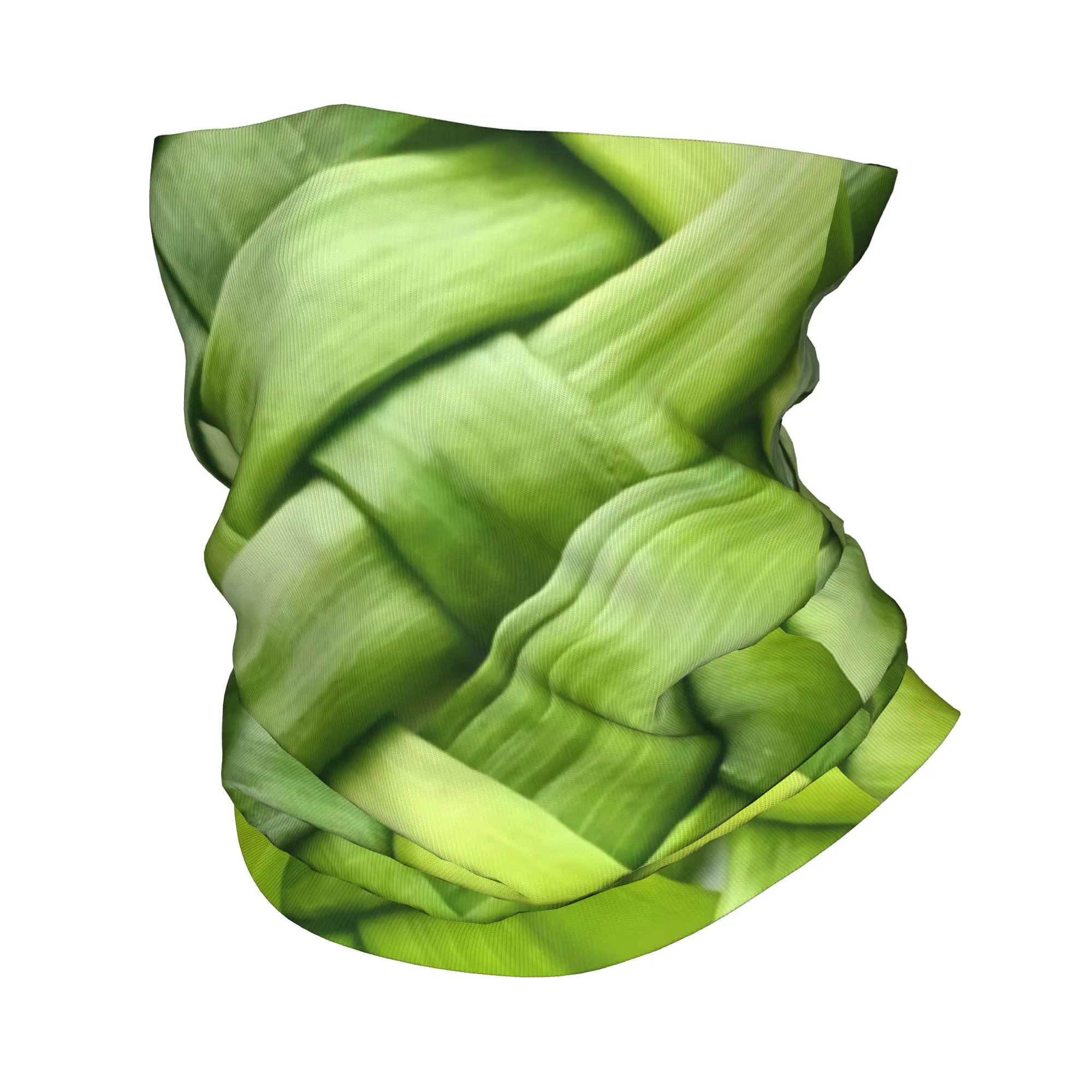Pañuelo multiusos con diseño de hojas de pandan, para cuello, balaclava, bufanda, accesorio para la cabeza, unisex, para adultos, para actividades al aire libre