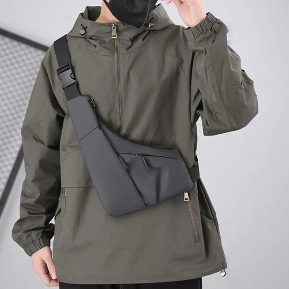 Portable Outdoor Shoulder Bag Waterproof Adjustable Strap Crossbody Backpack Durable Sturdy Crossbody Sling Bag Hiking