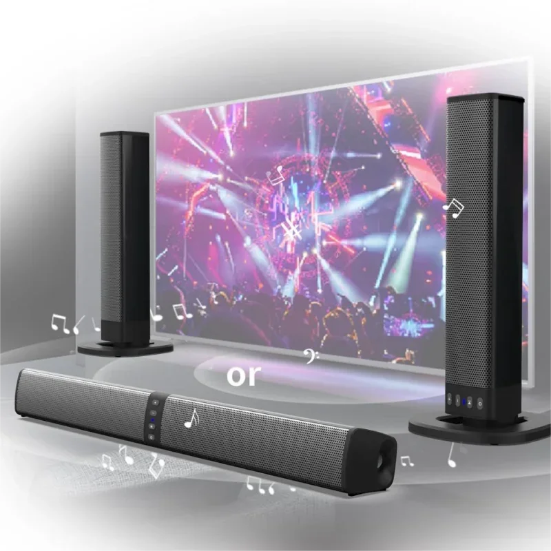 

Powerful Soundbar Sound Radio Blaster Bar Audio TV Computer Subwoofer Wireless 2025 Theater Speaker Sound Bar Bluetooth Speaker