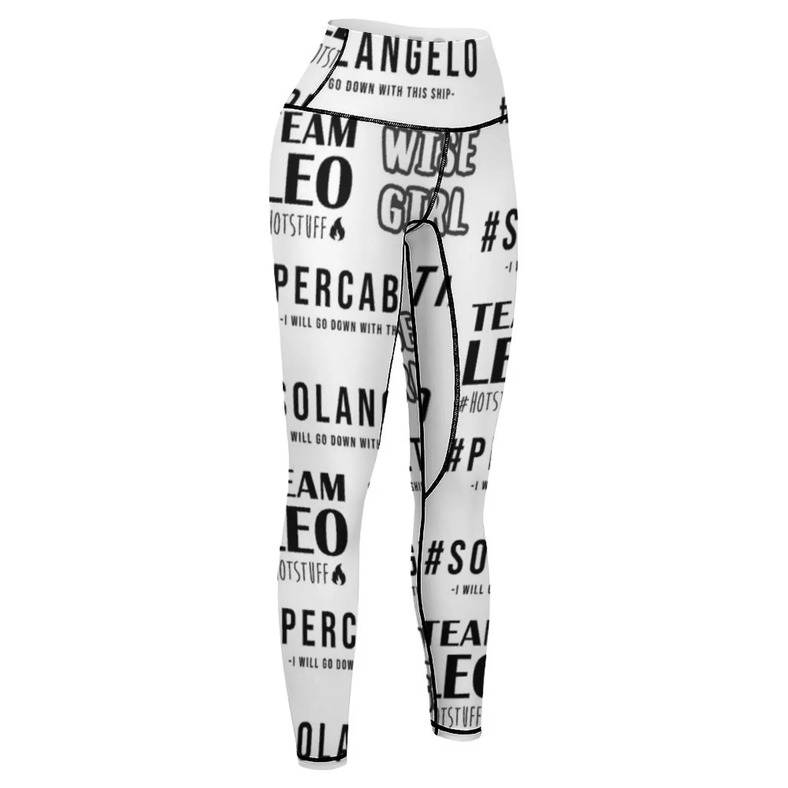 Percy Jackson Fan Sticker Pack. Team Leo Valdez, Solangelo, Percabeth, Wise girl Leggings flared Womens Leggings