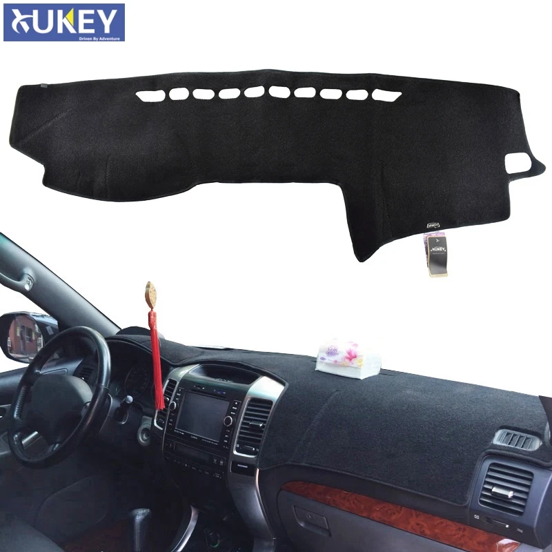 Dash Mat Dashmat Dashboard Cover Sun Shade Dash Board Cover Carpet For Toyota Land Cruiser Prado Lexus GX470 J120 2003 - 2009