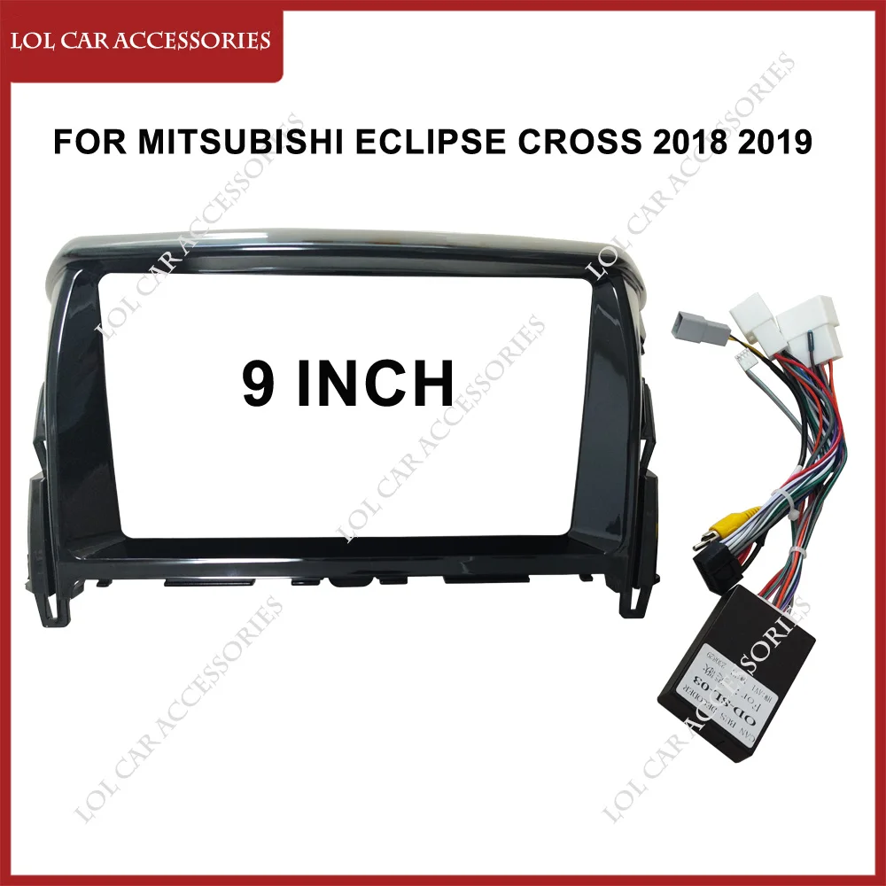 

Автомобильный радиоприемник 9 дюймов для MITSUBISHI Eclipse Cross 2018 2019, стерео, GPS, MP5, Android плеер, 2 Din, панель приборной панели, рамка