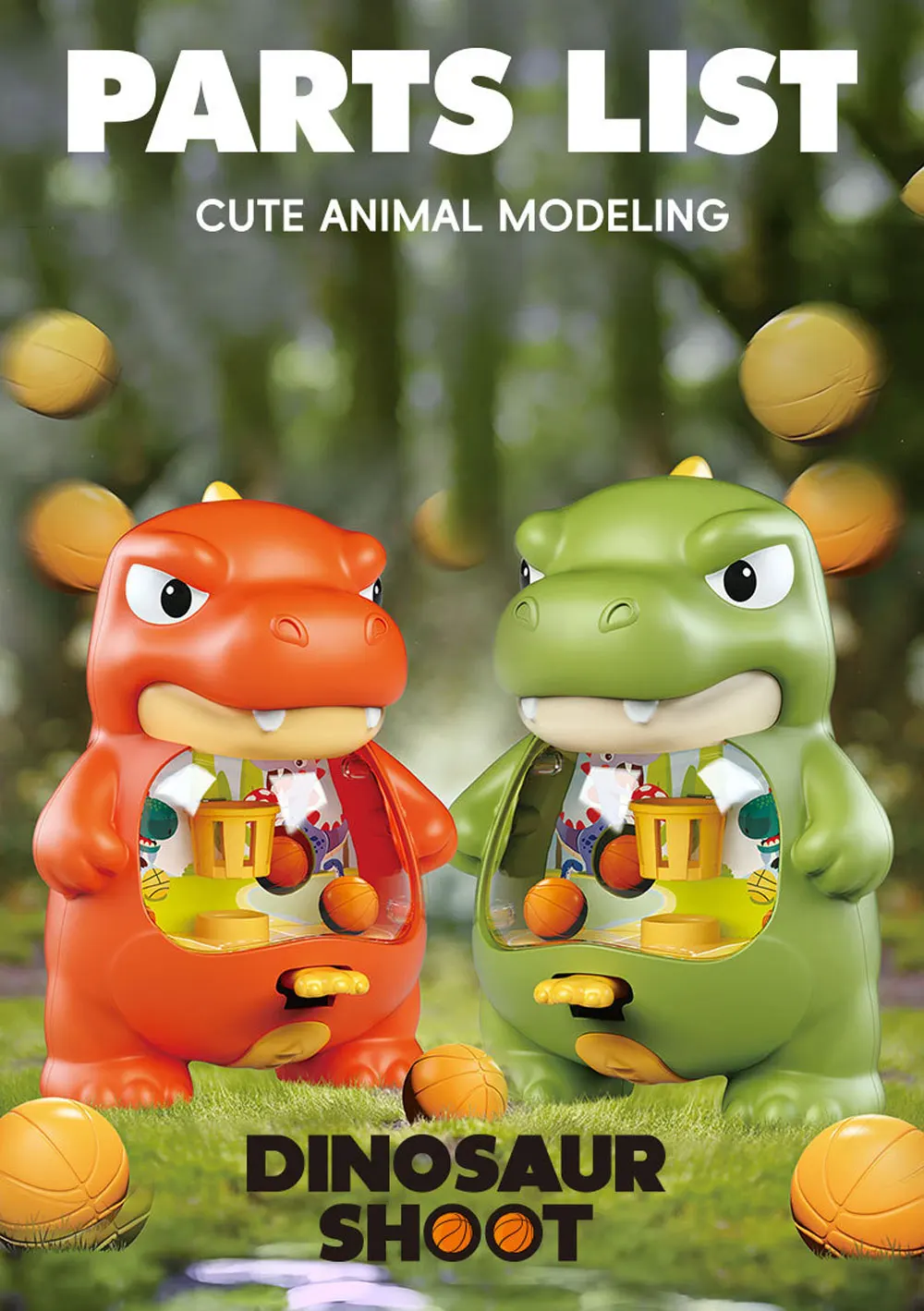 

Детская настольная игра, динозавр, баскетбол, стрельба, игрушка, пресс для пальцев, игровой автомат, снятие стресса, забавный подарок, детская игра VG247