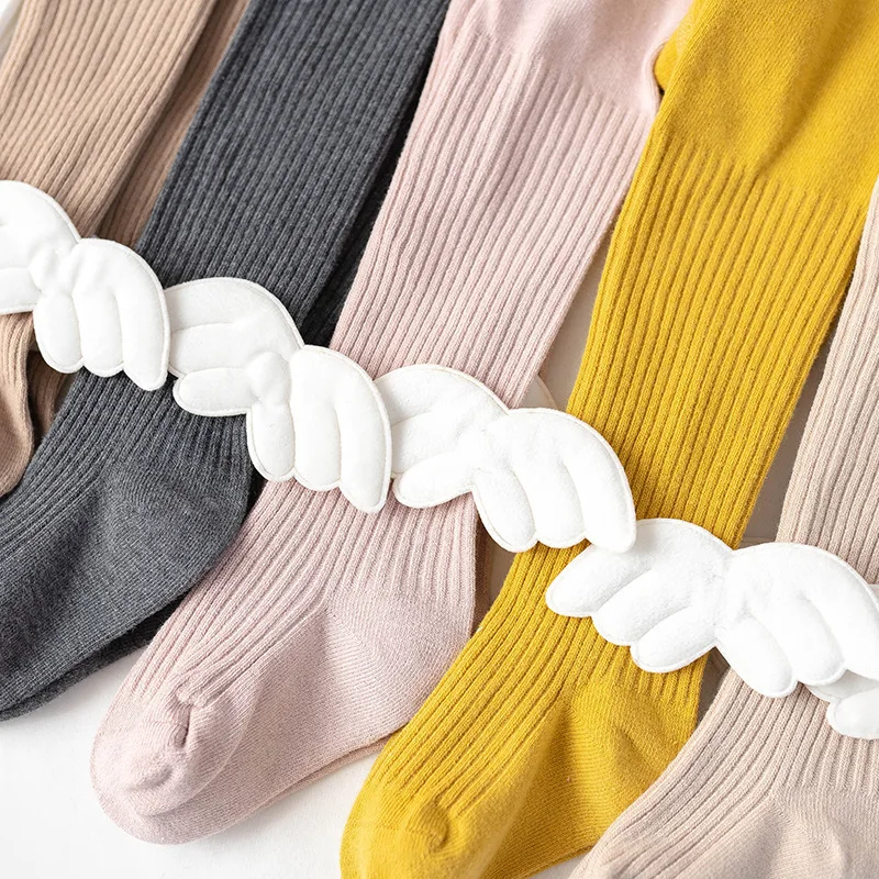 Girls' Angel Wings Tights - Winter Baby & Toddler Leggings, Warm Stockings for Kids, Cute Patterned Tights Baby Girl Clothes