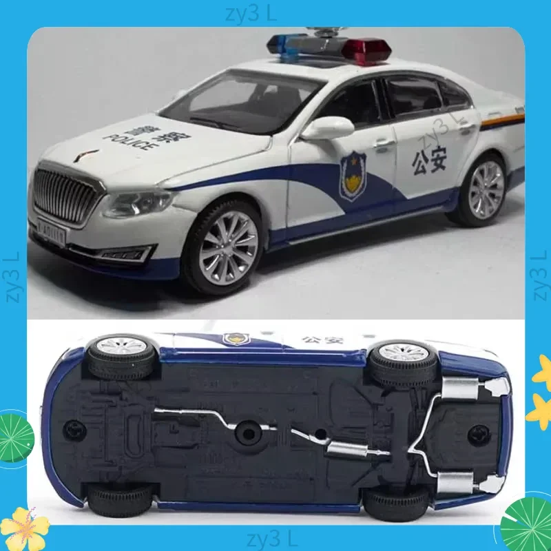 

2025 Tuoyi 1/64 игрушка из сплава, имитация домашнего полицейского седана, коллекция орнаментов H7, модель полицейского автомобиля, настольный орнамент, игрушка в подарок