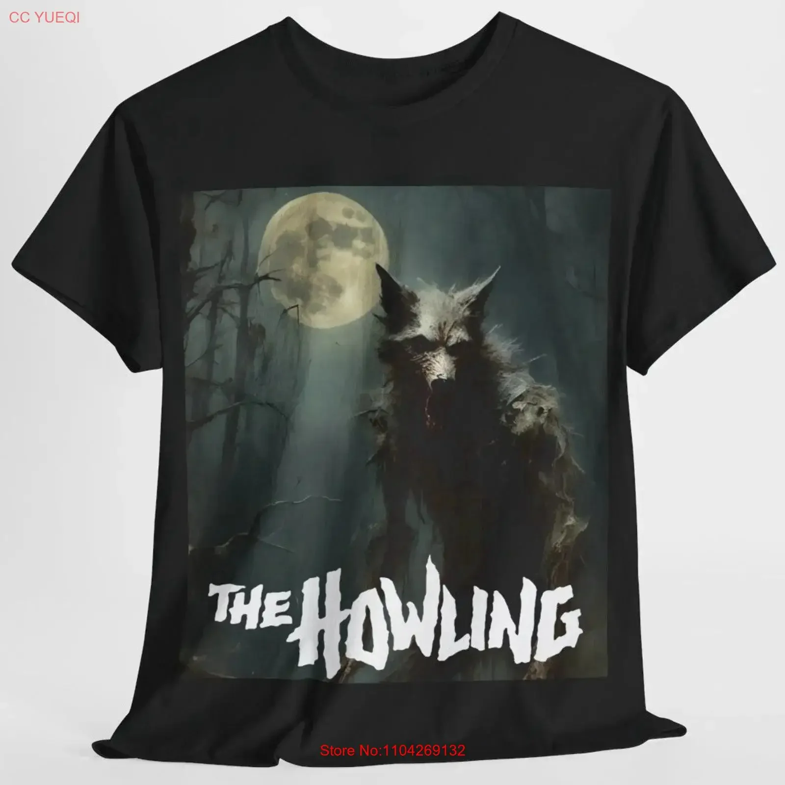 The Howling T Shirt 80's Halloween Horror Classic Werewolf Moonlight New vintage Washed designer clothes Top For Everyday Wear