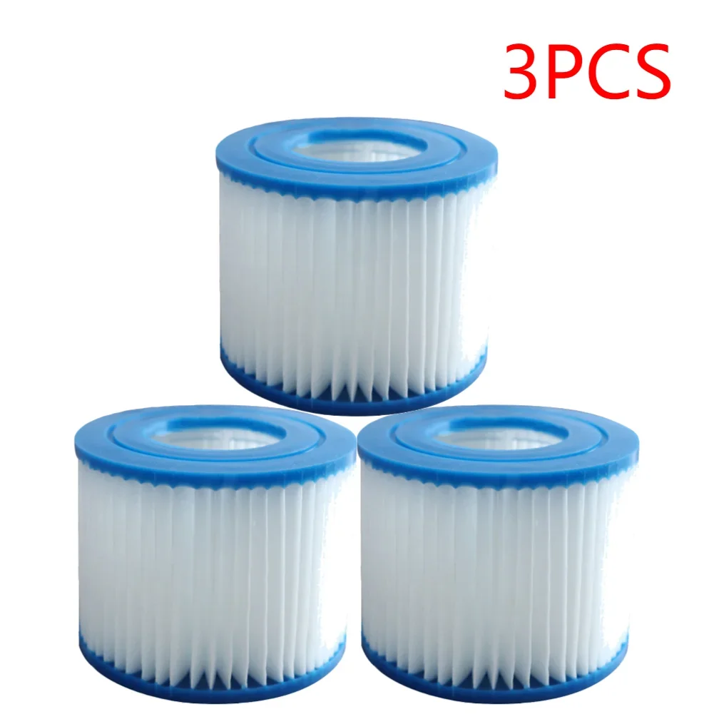 1-10 Stuks Vervanging Zwembad Filter Geschikt Voor Bestway Flowclear Formaat Vi Filter Cartridge Lay-Z-Spa - Miami Vegas Palm Veren - afbeelding 1