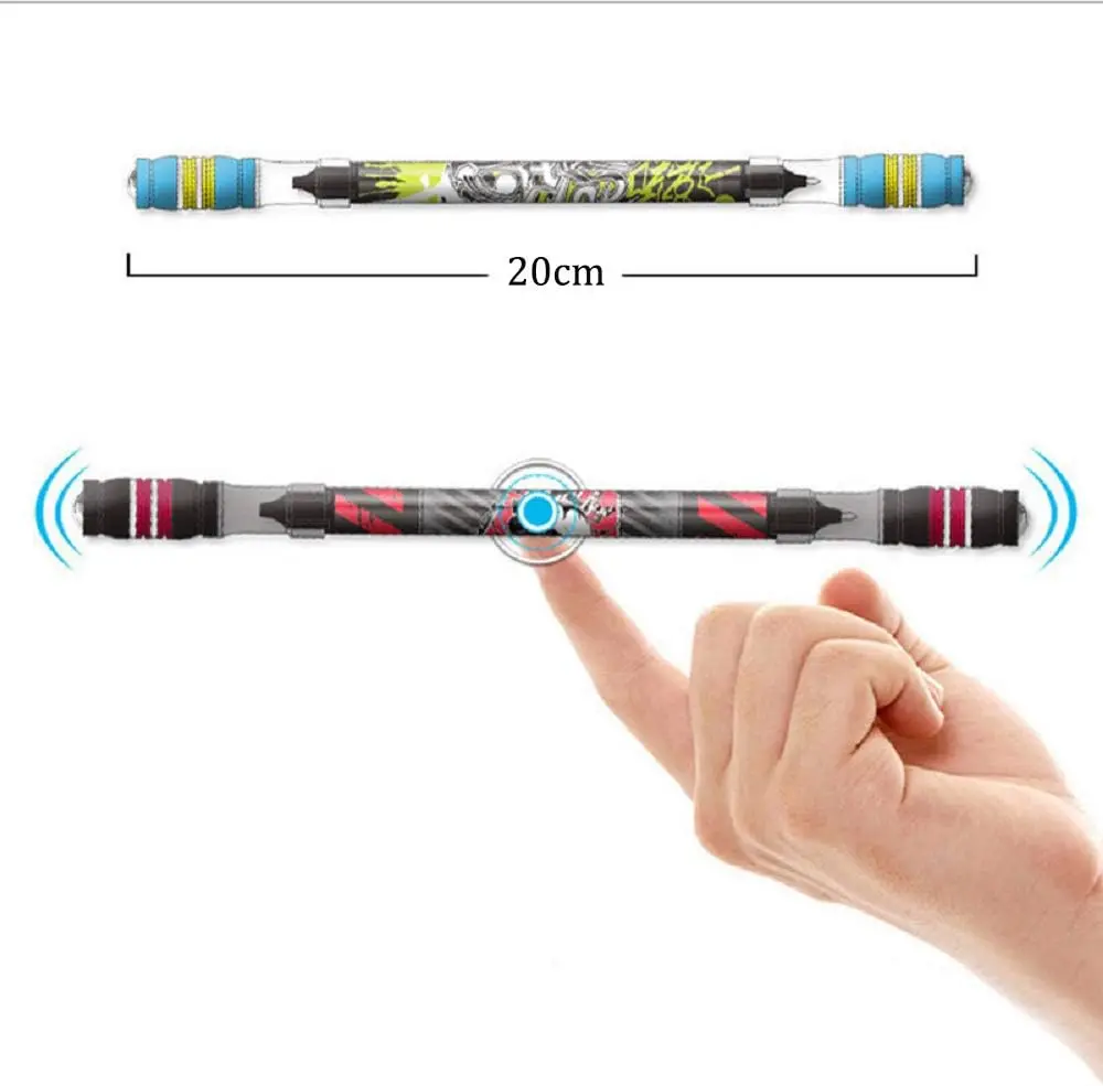 3 шт., забавная вращающаяся ручка, волшебная вращающаяся игровая ручка с нескользящим покрытием, ручка с вращающимся пальцем для письма, шариковая ручка Kawaii, милая
