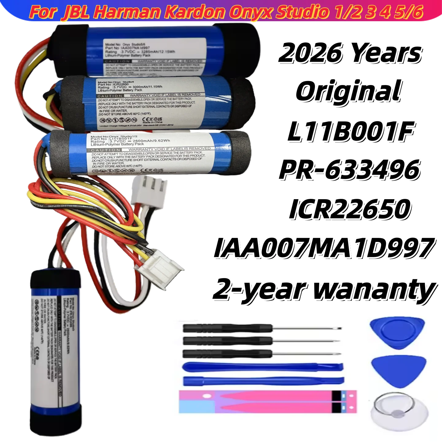 

Harman Kardon is suitable For JBL Onyx Studio123456 original lithium-ion battery replacement with batteries smaller than 5000mAh