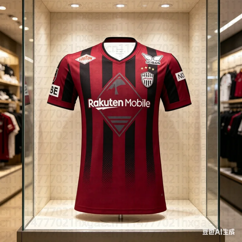 Camisa de Futebol Masculina Vissel Kobe 2026: Nova Camiseta Esportiva de Secagem Rápida e Respirável para Fãs de Futebol, Roupas Esportivas para Família e Crianças