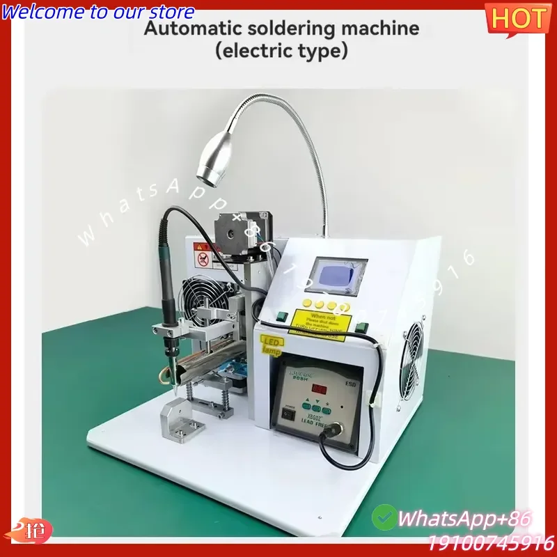 2026Hot Semi Automatic Cable Soldering Machine for Audio Line DC Connector with Stripping Welding & Extruding Features