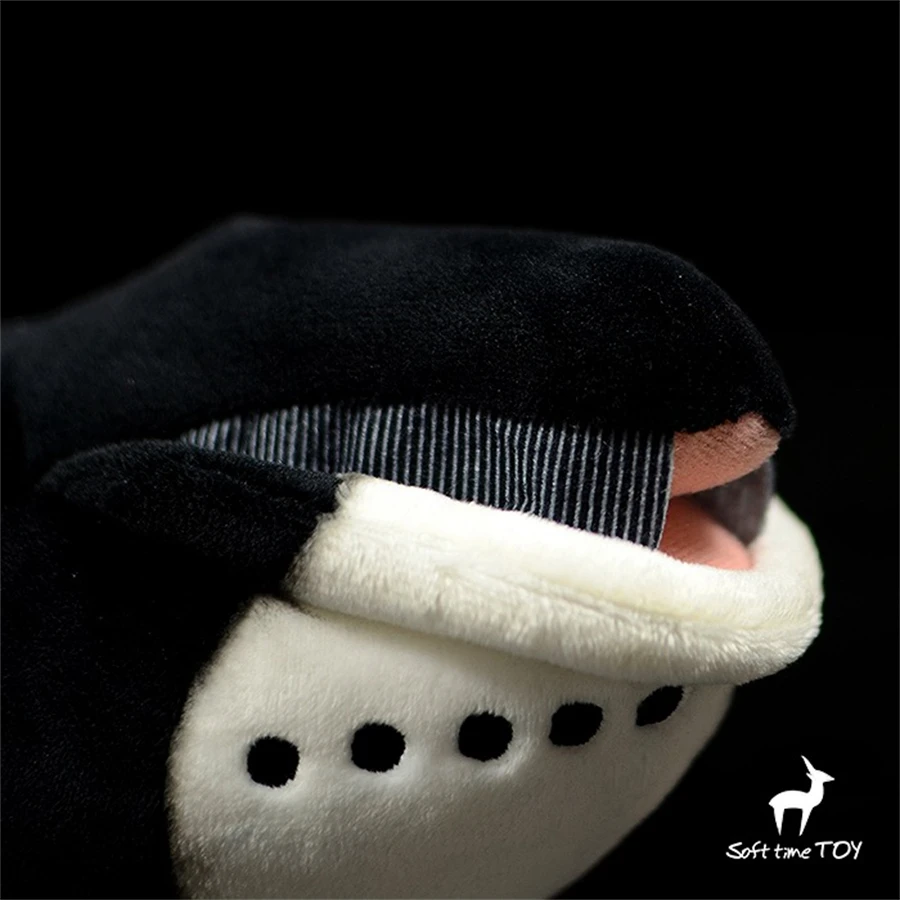 Bowhead Whale High Fidelity Anime Cute Plushie Humpback Right Whale Plush Toys Lifelike Animals Simulation Stuffed Doll Kawai