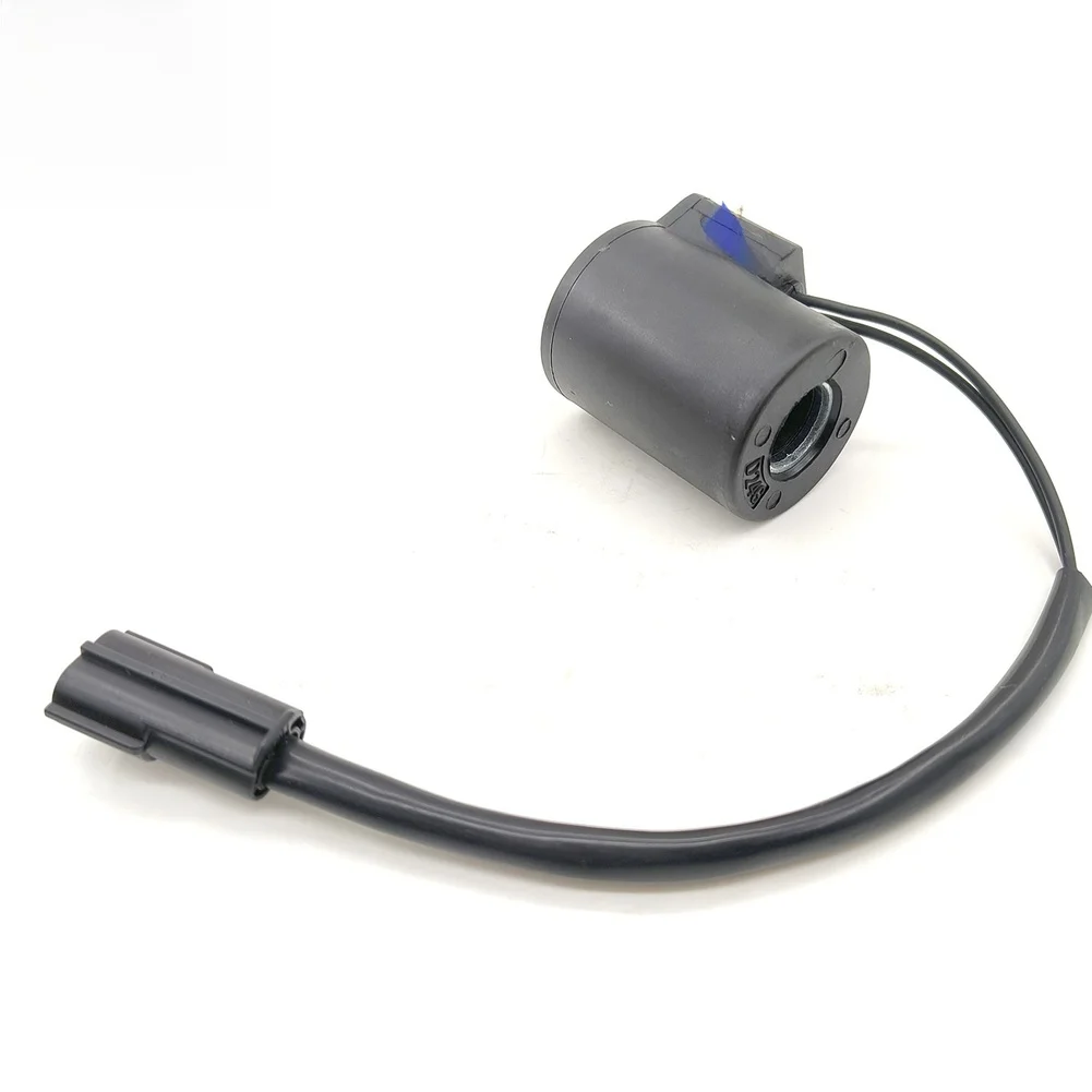 Solenoid Valve Coil 24V for DX55 and DX75 Excavators Compatible with Pilot Safety Lock and Hydraulic Control Modules