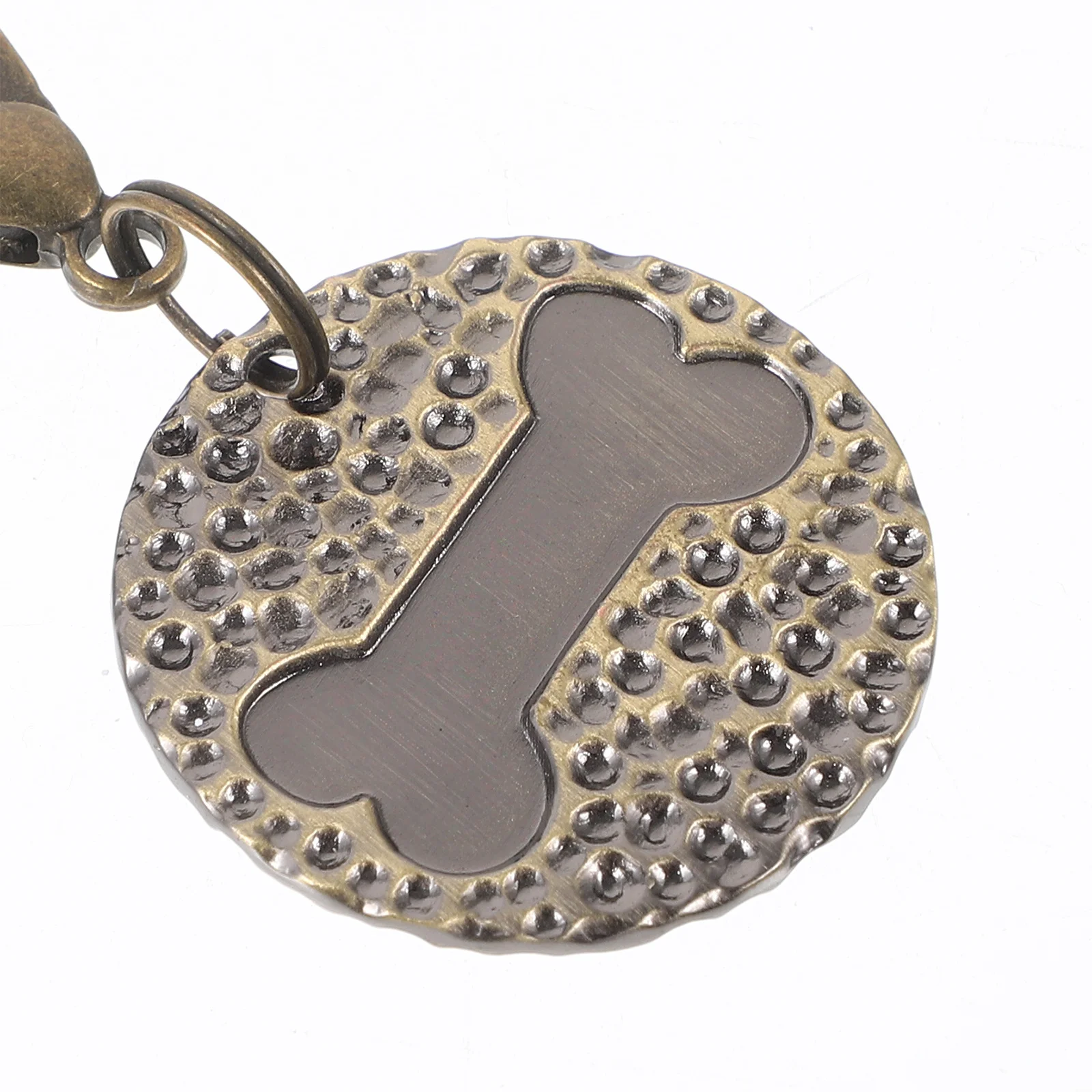 

Pet Identity Tag Round Metal Bright Color Smooth Edges Cat Dog DIY Name Engraved Pendant Puppy Name Tag Pet Supplies