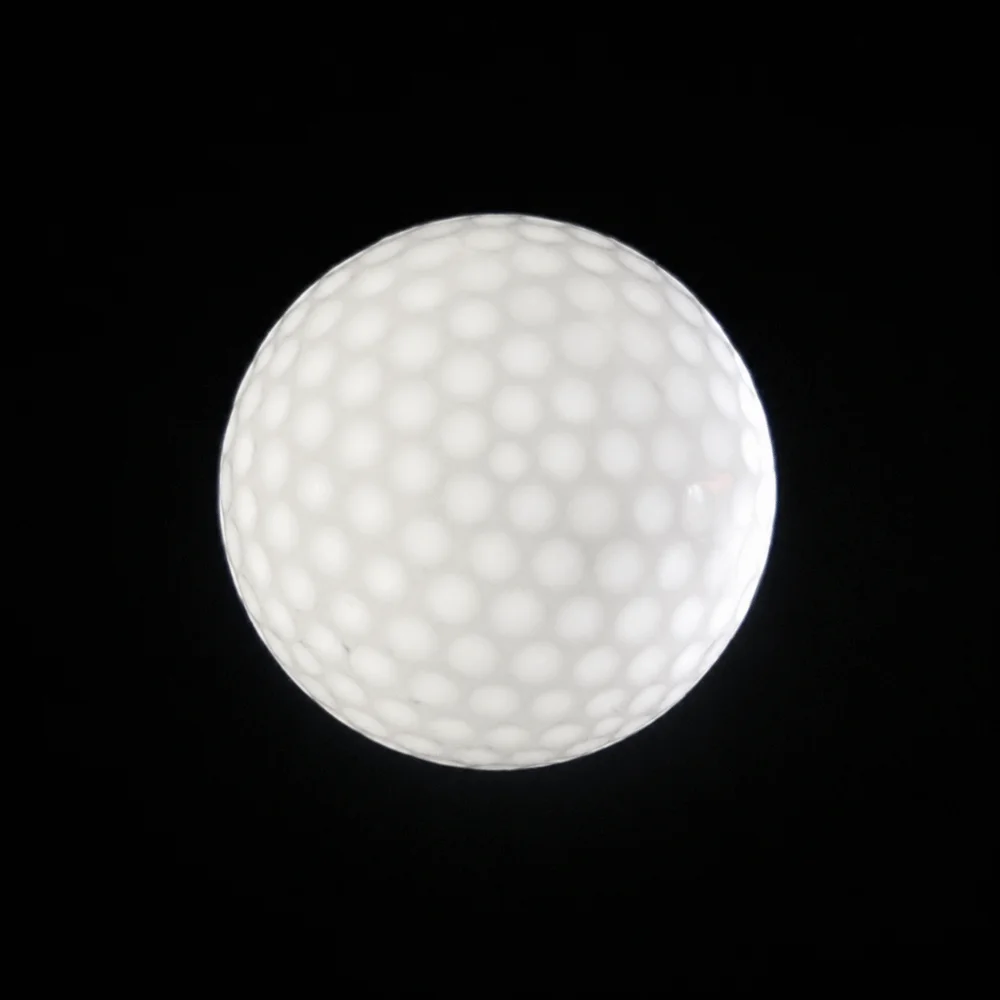 Multicolor Glow In The Dark Golf Balls Resettable Time 40 Hours Battery Life LED Golf Balls 3 Layer Construction Reusable