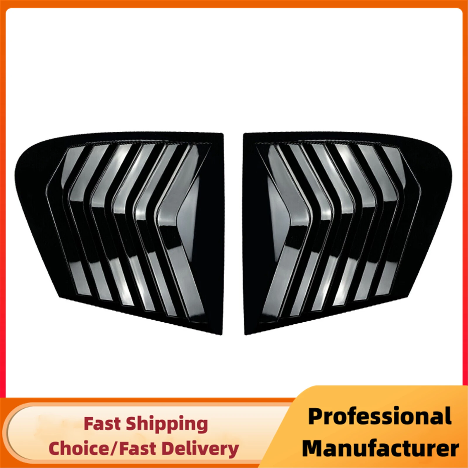 Car Side Window Spoiler Cover For Bmw F20 Hatchback 118i 120i 2011-2019 Rear Triangle Louver Air Splitter Window Sunshade Trim