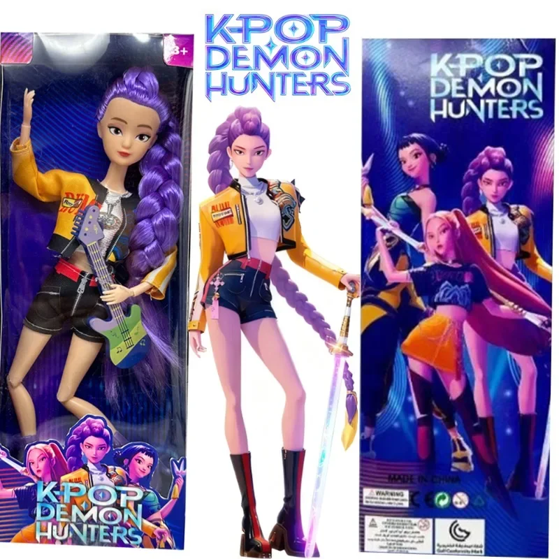 2025 مجموعة كاملة من دمى K-POP الجديدة لصيد الساحرة Lumi È Re Mira Zoe دمى الفينيل التماثيل هدايا عيد الميلاد للأطفال #4