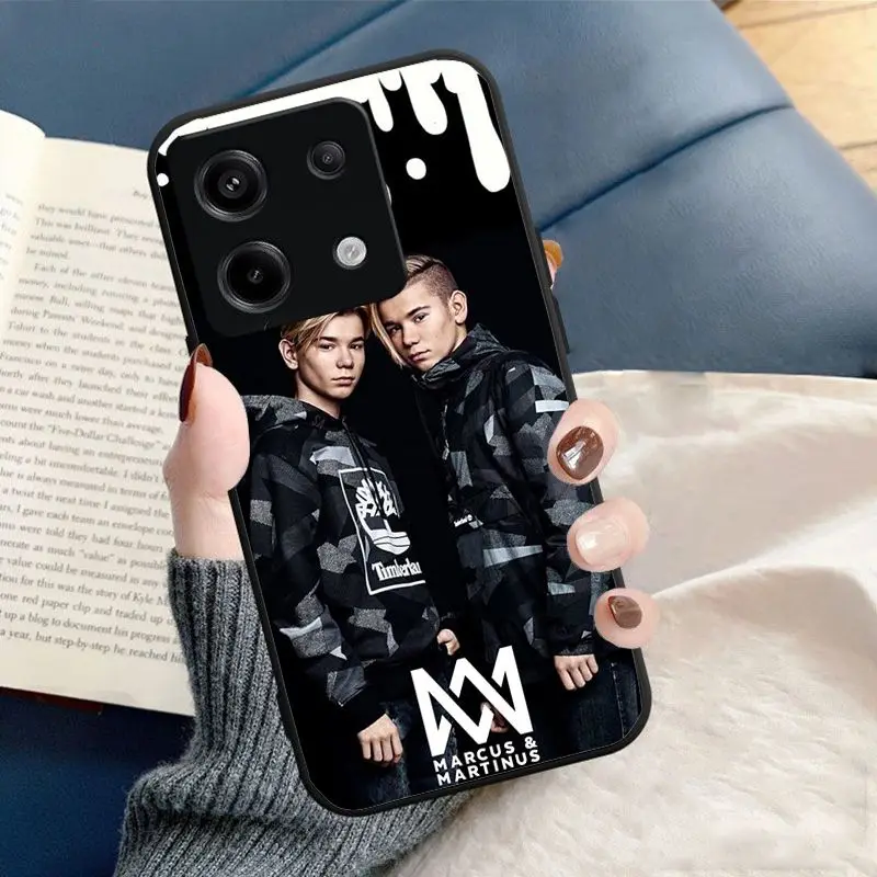 Marcus & Martinus fundas Phone Cover For Xiaomi Redmi Note13pro note12pro 11pro note10pro 9pro 8pro 9s 9T 8T K40 12C 10C Cases