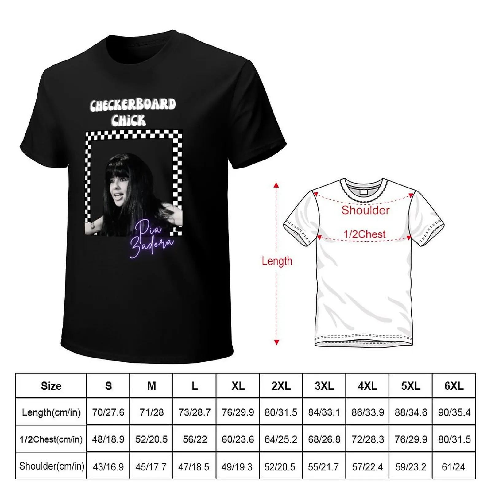 CheckerBoard Chick T-Shirt Christmas Theme Tee Top