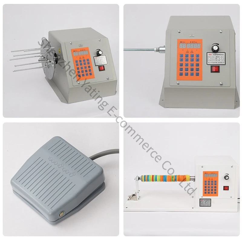 Automatic Winding CNC Dual Power Computer Programming Winding Machine, Electric Winding Machine, Set Number of Turns,