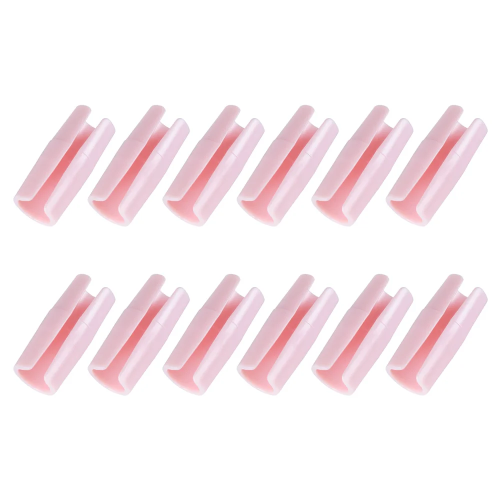 12pcs Bed Sheet Short Grippers Anti-running Keep Sheet Fasteners Anti-slip Clamps Bed Covers Prevent Clips (Pink)