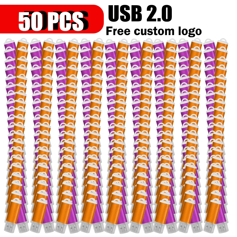 

50PCS/LOT custom Flash Drive Pen Drive 2GB 16GB 32GB 64GB High Speed USB Stick 2. 0 memoria stick memory Flash Drive Pendrive