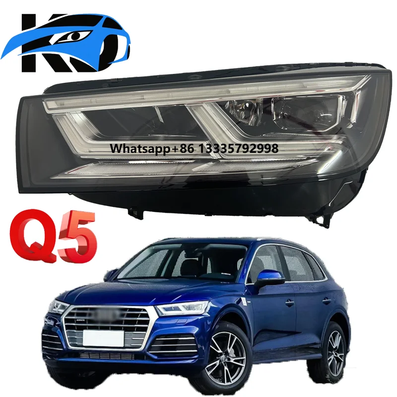 

Used Original Front Lamps Remake Headlight Q5 Led Headlight Headlamp Plug Play 80D941033 80D941034 for AudiQ5 Q5L Led Headlight