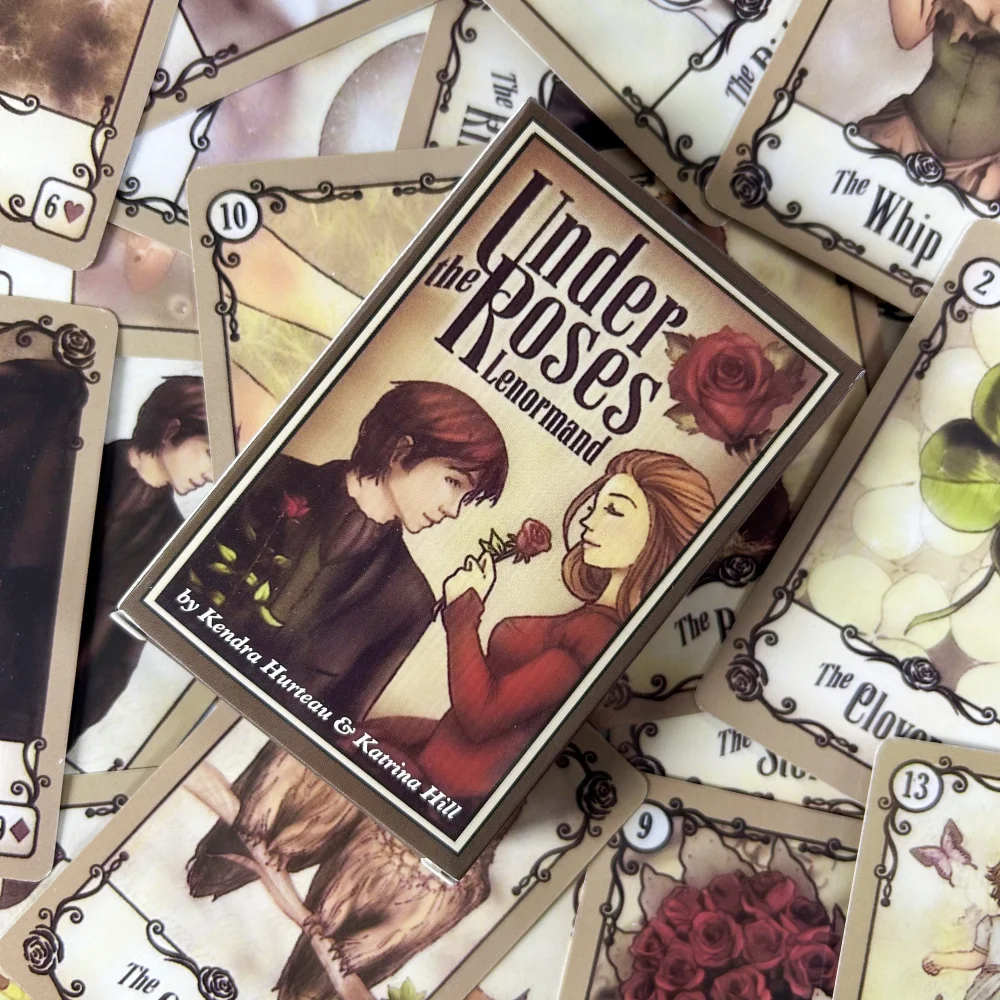 Under The Roses Lenormand Cards A 39-Orakelkarten Tarot English Divination Edition Deck Borad Games – Detail 3