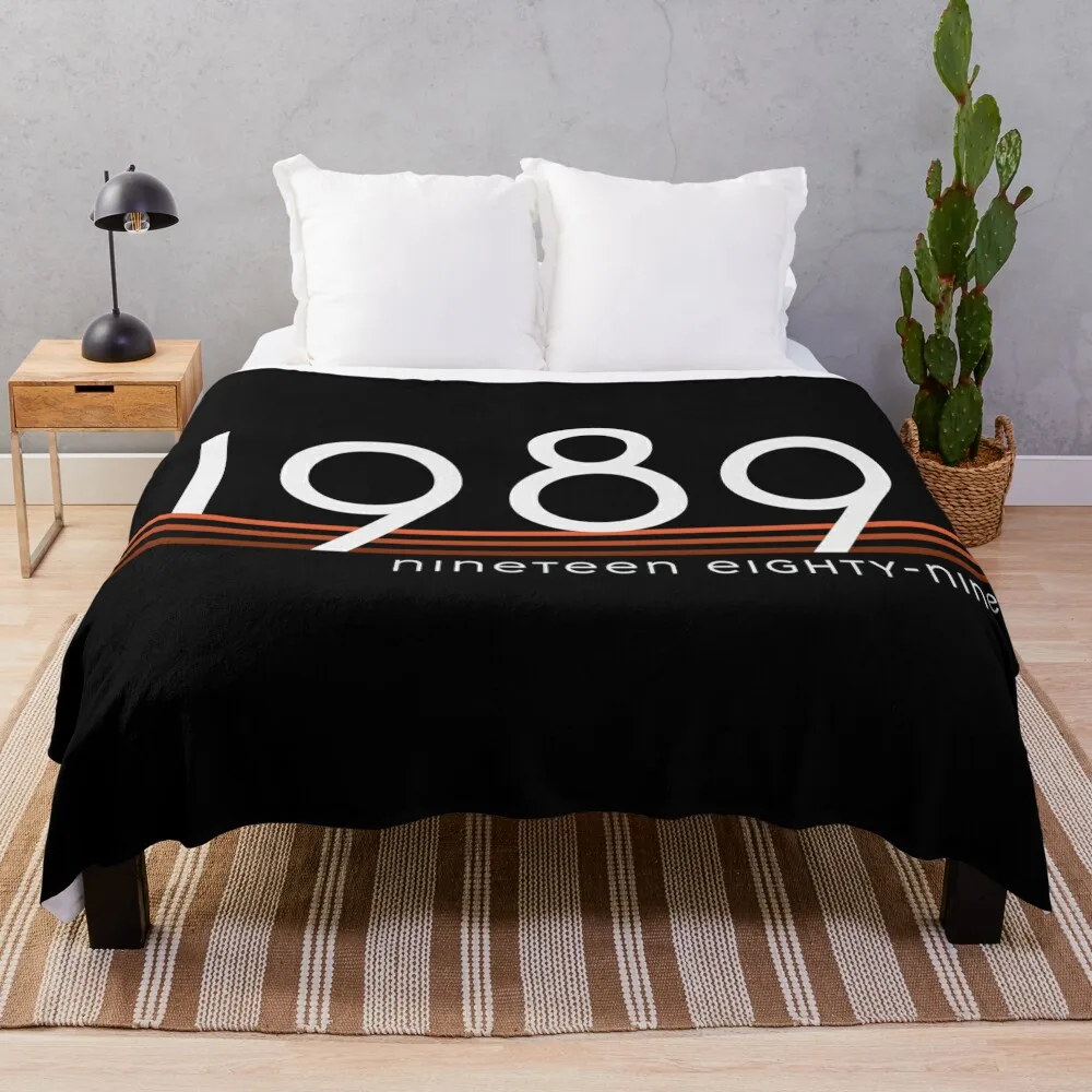 

1989 Throw Blanket Summer Bedding Blankets Picnic Blanket Personalized Gift