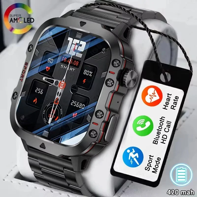 For Xiaomi Huawei GPS Track Outdoor Sport Smart Watch Men IP68 Waterproof Watches Bluetooth Call Fitness Men Smartwatch 2024 New