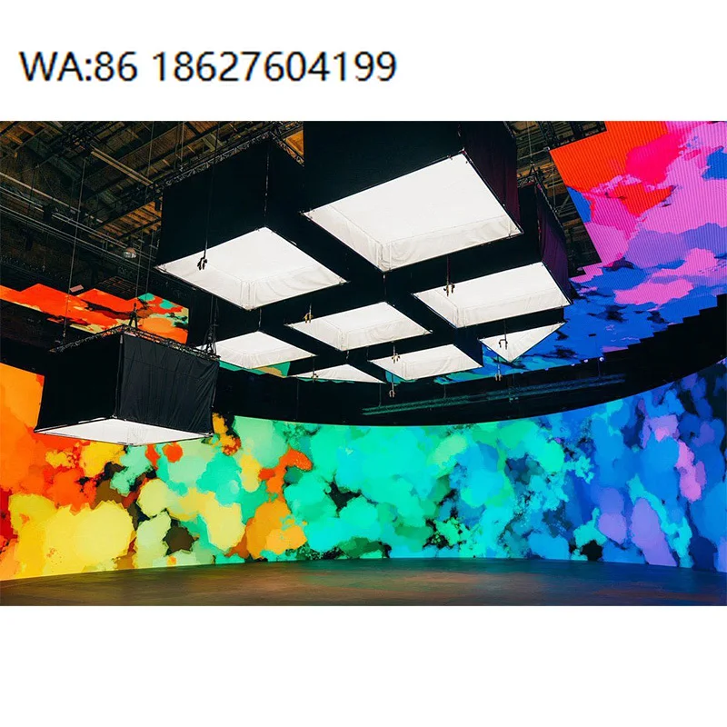 LED Signage4K Indoor Flexible Cylindrical  Single Sign Display Column Custom Expo Curved Advertising Screen for Pillar Circul