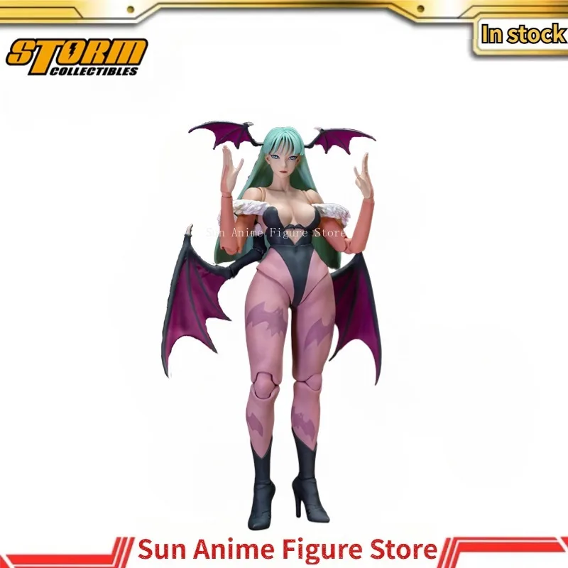 In Stock Storm Collectibles MORRIGAN - DARKSTALKERS VAMPIRE HUNTER Morrigan Aensland Games Action Figures Models Toys Gifts