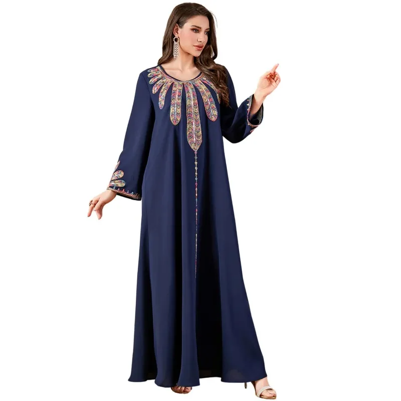 

Abayas for Women Dubai Luxury Embroidery African Muslim Fashion Evening Party Dresses Kaftan Boubou Robe Djellaba Femme 2026