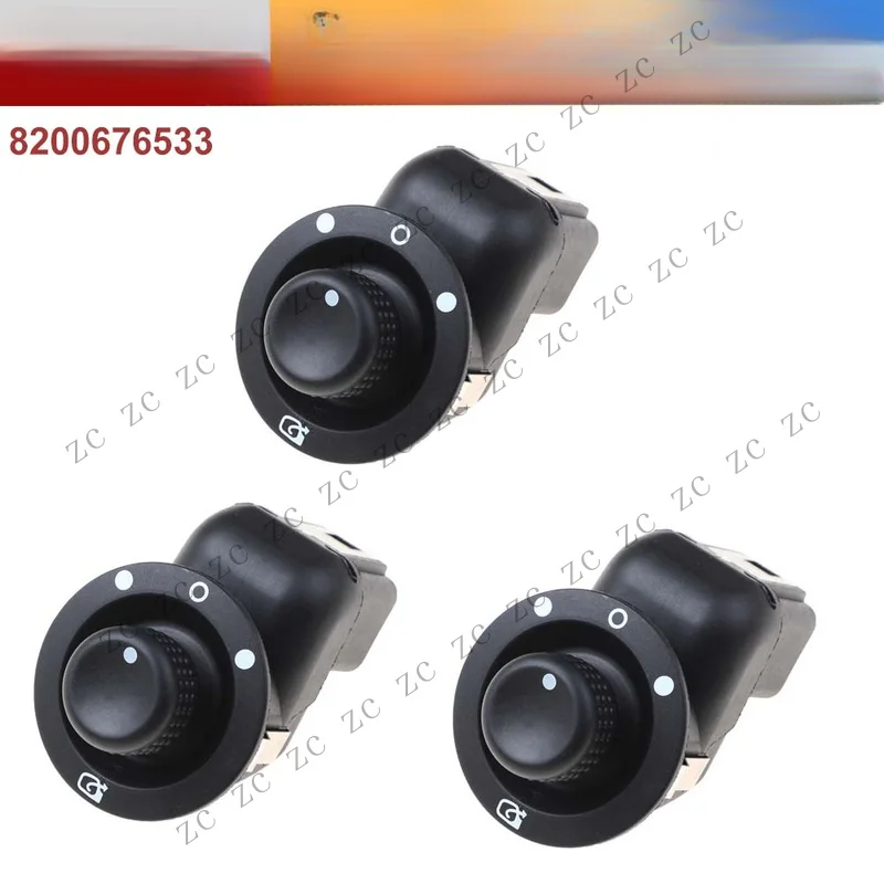 S+ 3X Mirror Adjust Switch Fold Function For Renault Scenic Laguna 2Clio3 Fabulous
