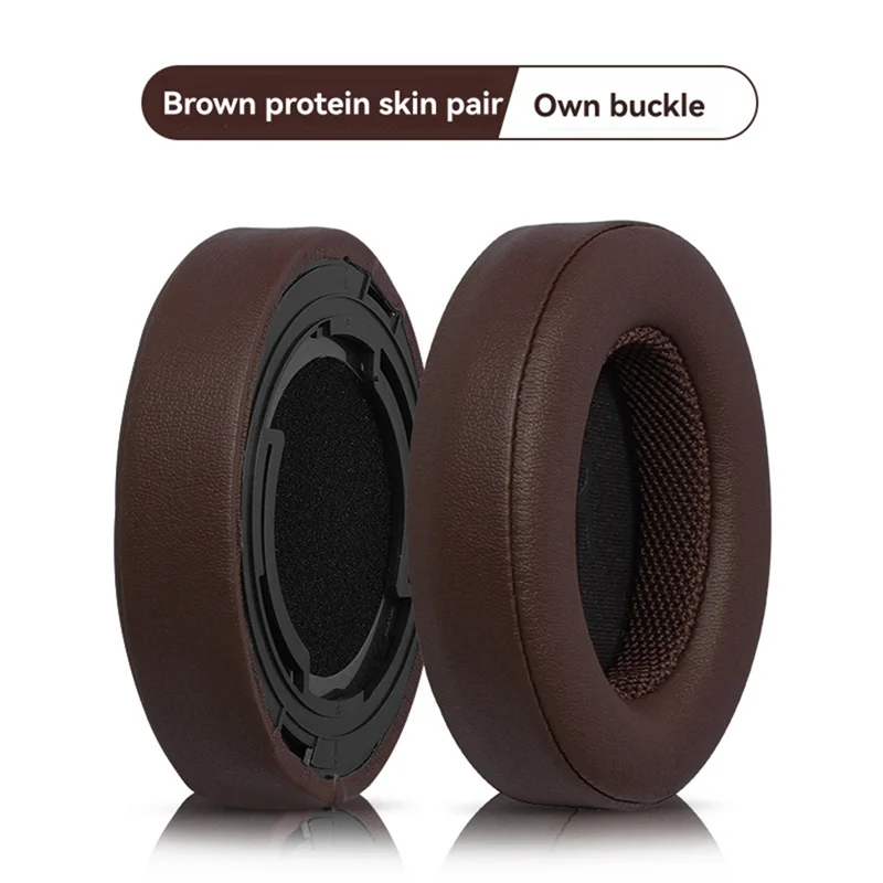 B27B AONIC50 وسادات الأذن ل Shure AONIC 50 سماعات إلغاء الضوضاء استبدال وسائد الأذن سماعات الأذن بطانة للأذن إصلاح أجزاء البني