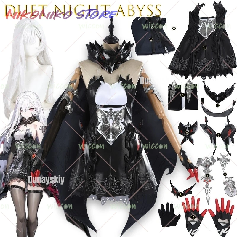 ‌ ‌ ‌ ‌ ‌ ‌ ‌ Костюм для косплея Duet Night Abyss Berenika Nightwalker Dual Wield, сексуальный наряд для ролевых игр в стиле аниме ﻿ Вечеринка ДУНАЙСКИЙ@ # @