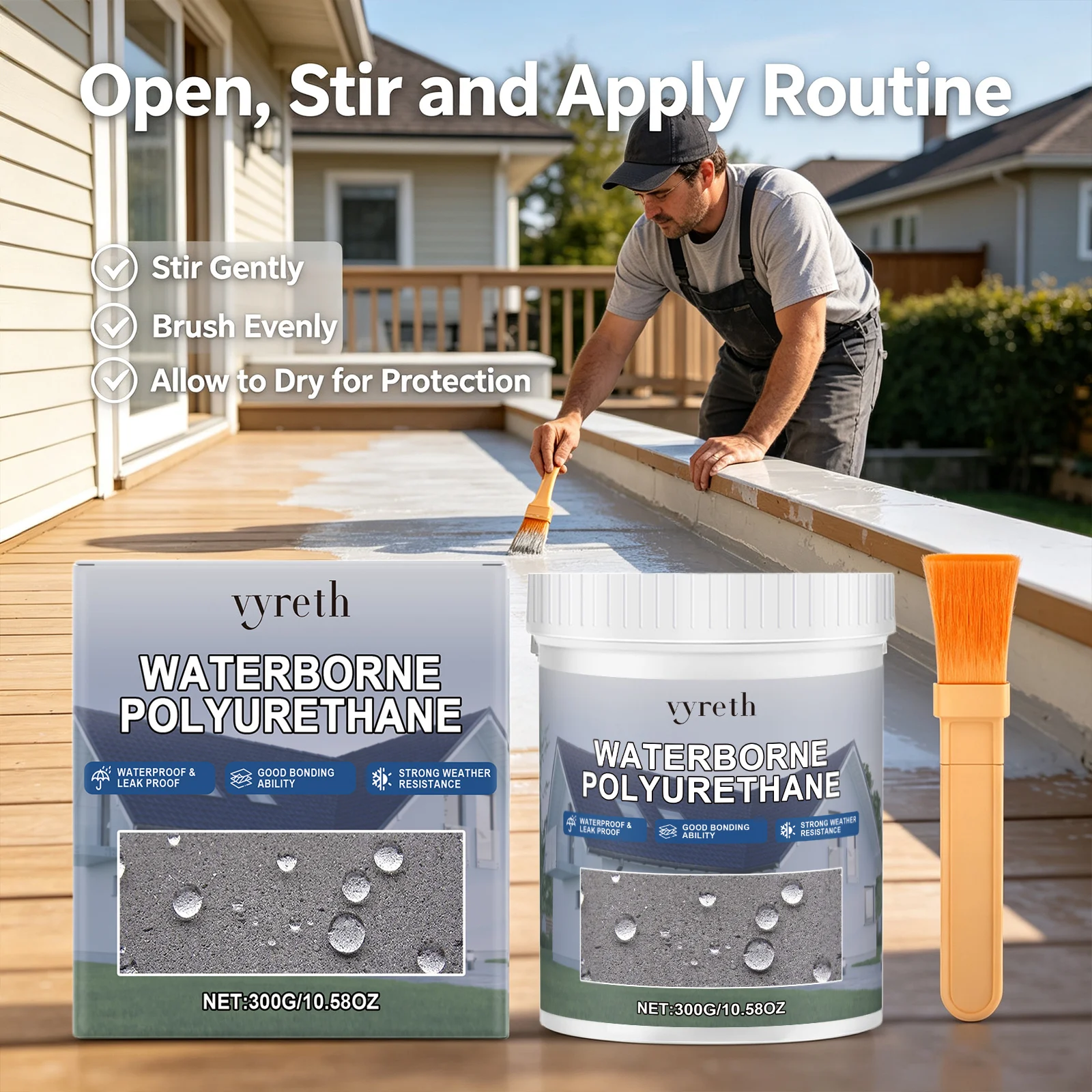 Multi‑surface Waterproof Repair Paints Repair Cracks Weather Resistance Long‑lasting Protection Transparent Leak‑proof Sealant