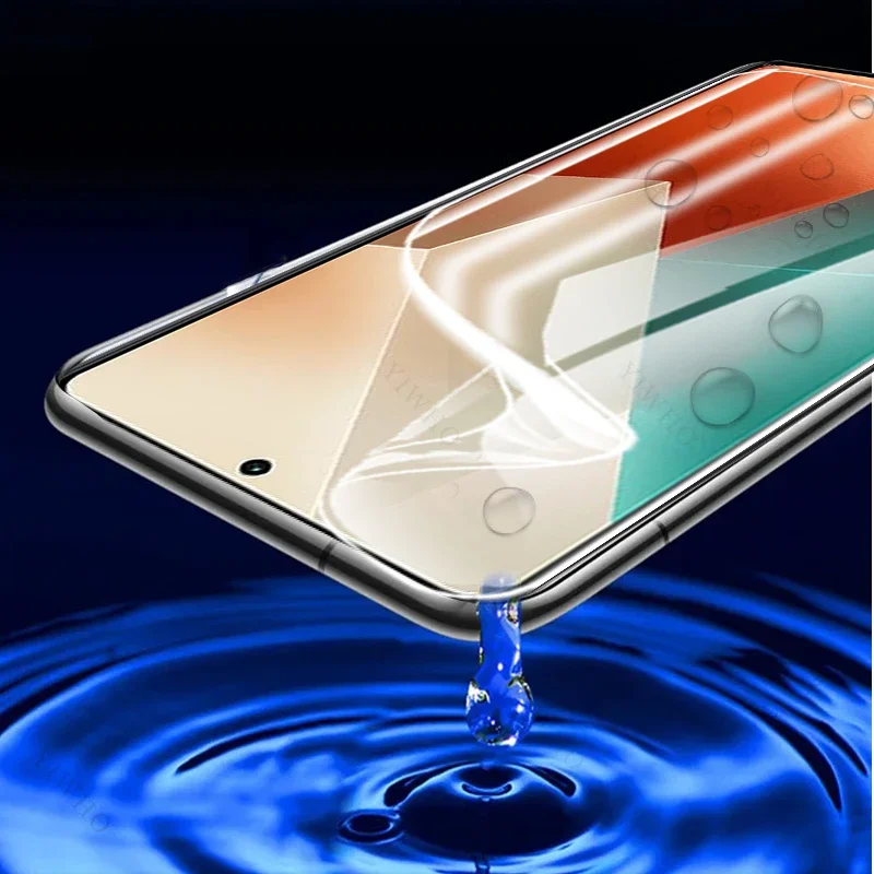 4-1psc ความปลอดภัยฟิล์ม Hydrogel ด้านหน้าสําหรับ Xiaomi Redmi หมายเหตุ 13 ป้องกันหน้าจอป้องกันใสฟิล์มกระจกนิรภัย